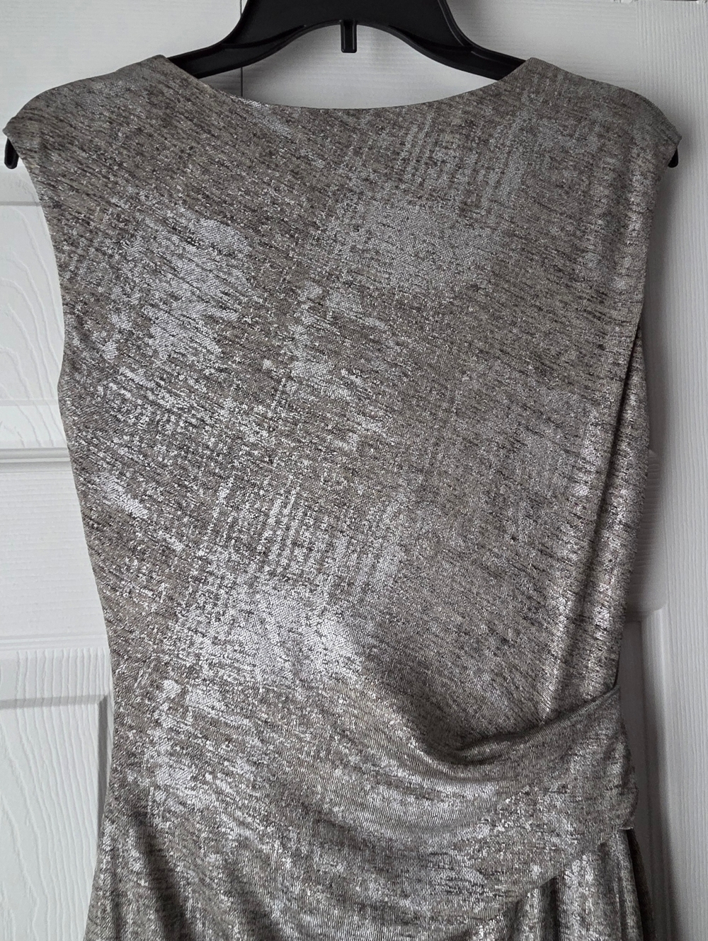Vince Camuto Metallic Cowl-Neck Dress Size 6. Like New. See Description. - Picture 8 of 12